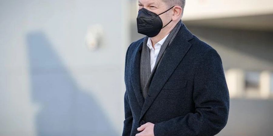 Bundeskanzler Olaf Scholz reist zu Gesprächen über die Ukraine-Krise nach Moskau. Foto: Kay Nietfeld/dpa