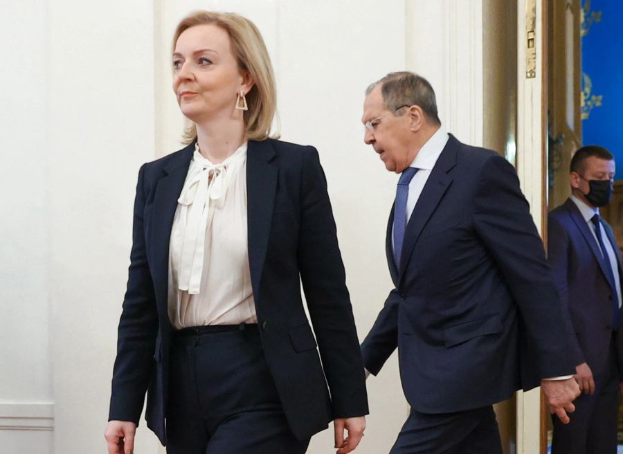 Liz Truss visits Moscow