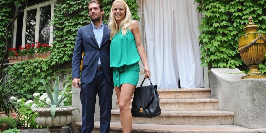 So schön strahlten Michelle Hunziker und Tomaso Trussardi noch 2013. Nun soll alles aus sein.