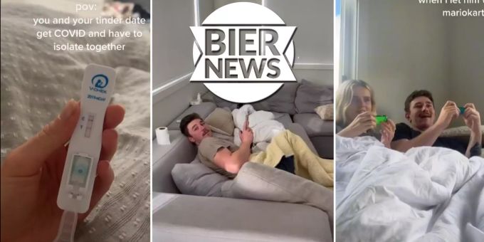 Corona-Test positiv - Aussie muss Quarantäne mit Tinder-Date verbringen