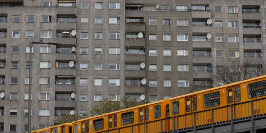Blick auf Wohngebäude in Berlin