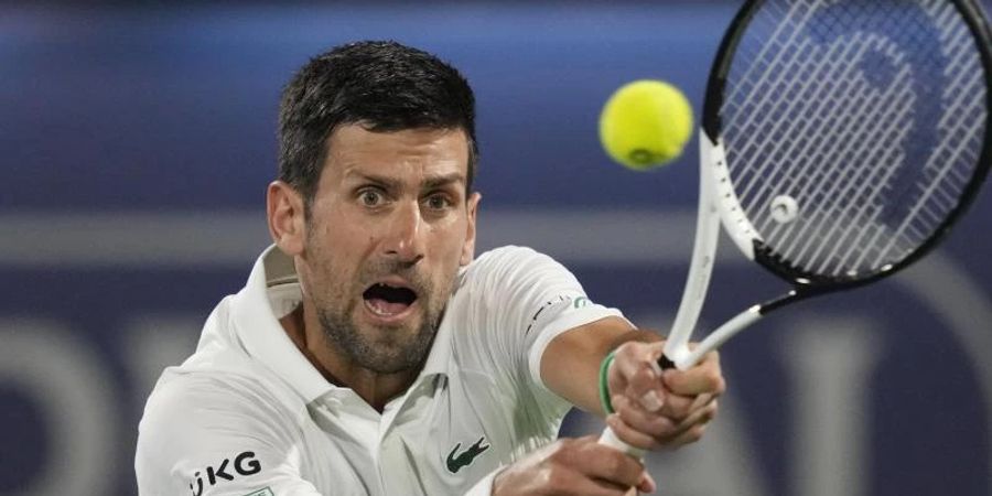 Sein einziges Turnier in diesem Jahr hat Novak Djokovic bislang in Dubai gespielt. Foto: Kamran Jebreili/AP/dpa