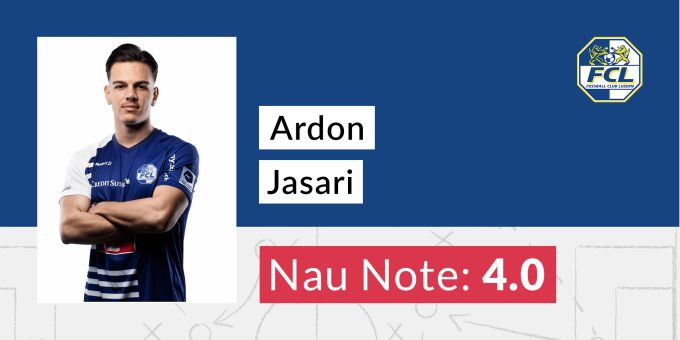 Die Nau.ch-Note für Ardon Jasari vom FC Luzern. FCL FC St.Gallen