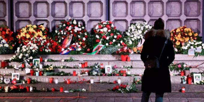 Gedenken am Berliner Breitscheidplatz Gedenken am Berliner Breitscheidplatz
