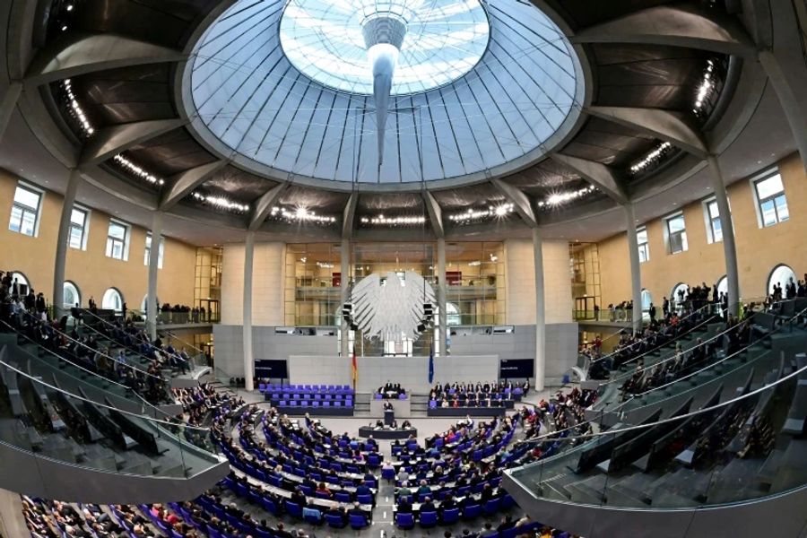 Plenarsaal des Bundestages