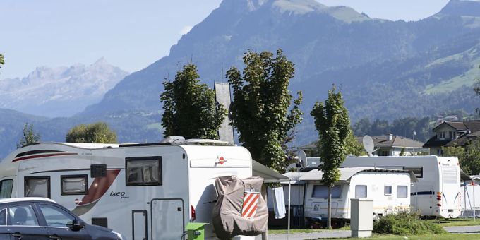 Schweizer Campingplätze sind 2023 stark gefragt gewesen – oft sogar zu stark. (Archivbild) TCS camping