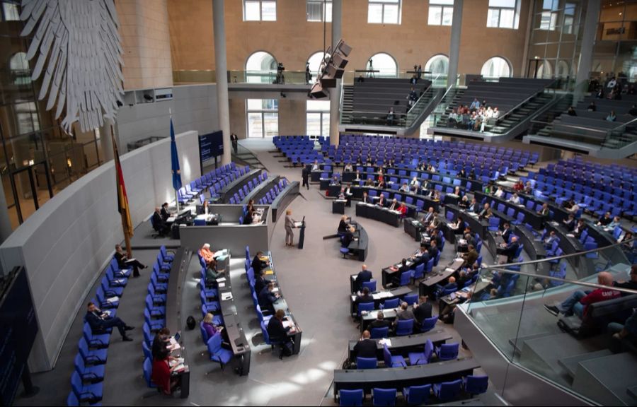 Plenarsitzung Deutschen Bundestag