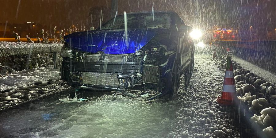 Verkehrsunfall Autobahneinfahrt Baar