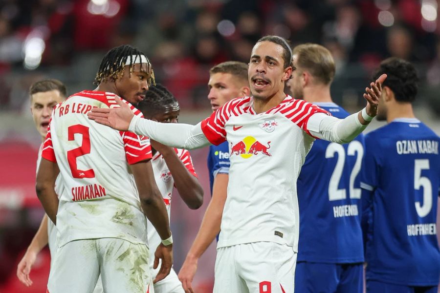 Yussuf Poulsen RB Leipzig.