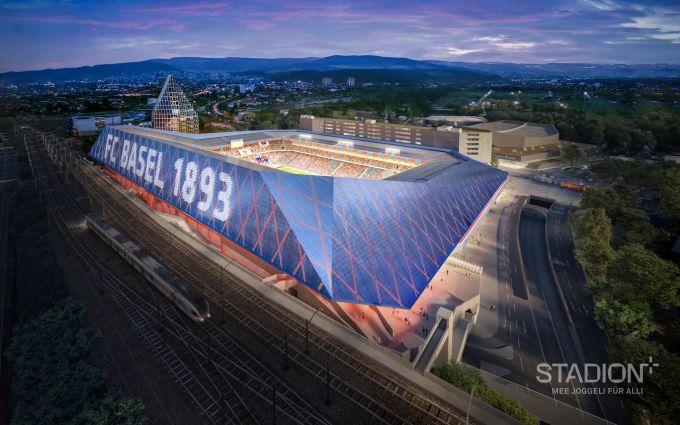 So soll der St. Jakob-Park in der Zukunft mal aussehen, gemäss dem Projekt «Stadion+». fc Basel