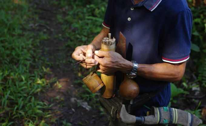 Die Penan leben seit Jahrhunderten im Urwald von Sarawak in Malaysia. BMF