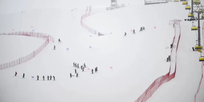 Der Super-G von St. Moritz konnte nicht stattfinden. Super-G St.Moritz