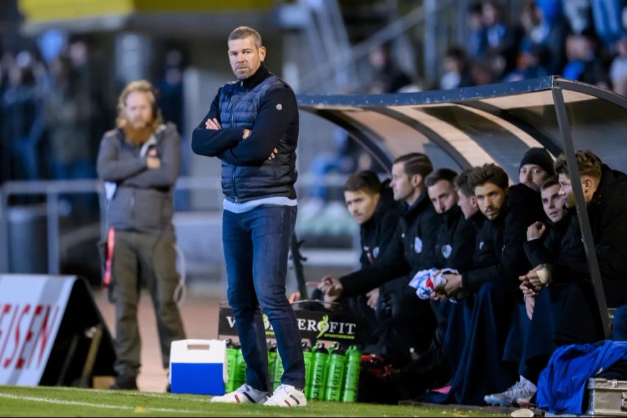 FCL-Trainer Mario Frick ist nach der Pleite natürlich bedient.