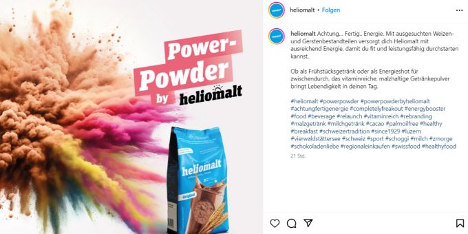 Heliomalt ist wieder da. Heliomalt Luzern