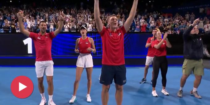 Sieg am United Cup - Hier feiert Djokovic Silvesterparty auf dem Platz