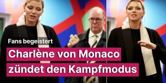 Fans begeistert - Charlène von Monaco zündet den Kampfmodus