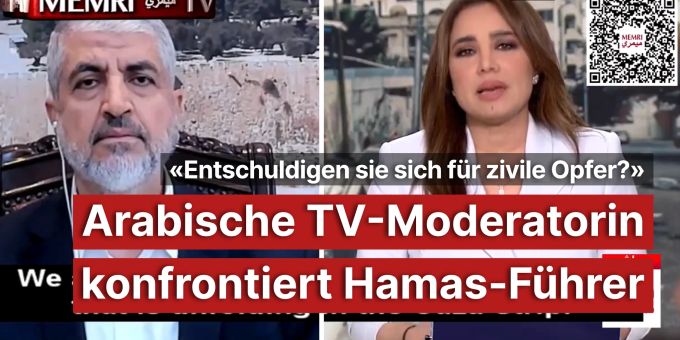 «Kriegserklärung?» - Arabische TV-Frau konfrontiert Hamas-Führer