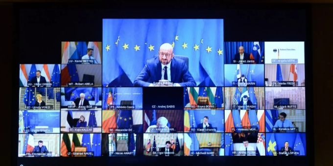 Video-Gipfel der EU Video-Gipfel der EU