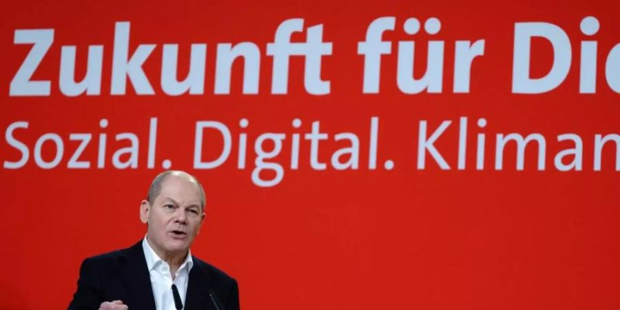 SPD-Kanzlerkandidat Olaf Scholz. Foto: Kay Nietfeld/dpa