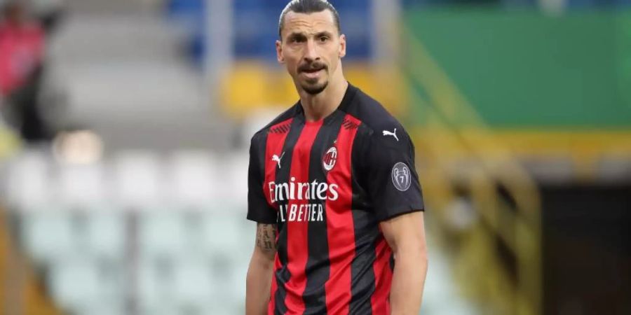 Zlatan Ibrahimovic spielt für den AC Mailand in der italienischen Serie A. Foto: Jonathan Moscrop/CSM via ZUMA Wire/dpa