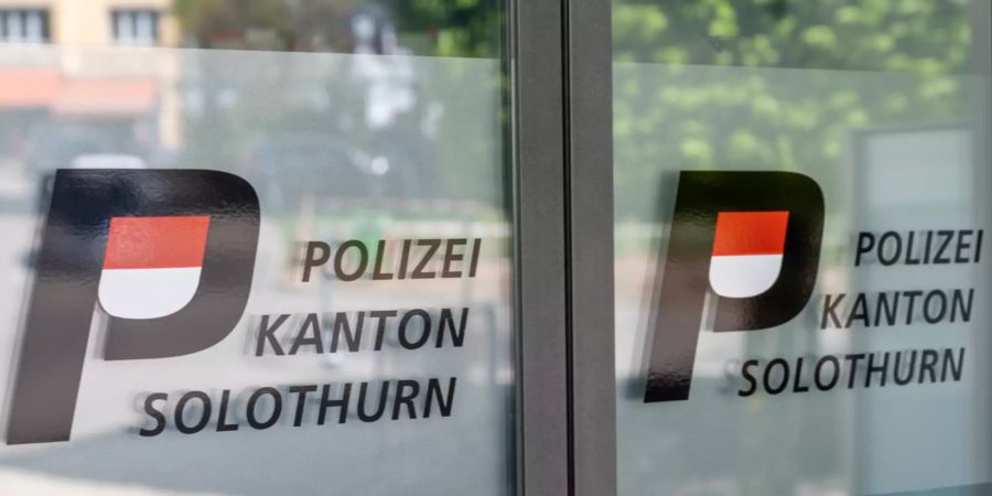 Polizei Kanton Solothurn in Grenchen.