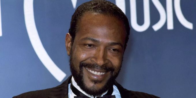 Marvin Gaye an den American Music Awards im Jahr 1983. Marvin Gaye