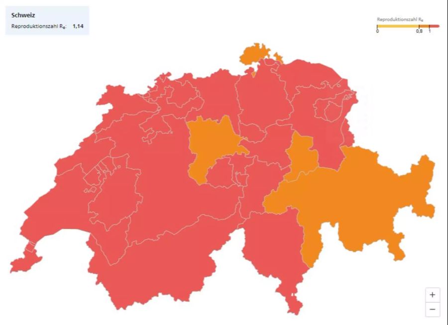 R-Wert Karte Schweiz