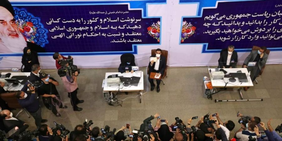 Registrierung der Kandidaten für die Präsidentschaftswahl im Iran
