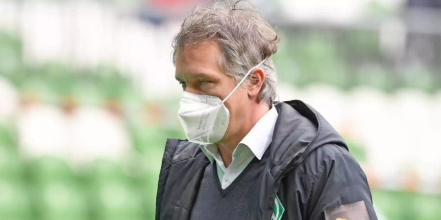 Frank Baumann soll vorerst Werder-Sportchef bleiben. Foto: Carmen Jaspersen/dpa