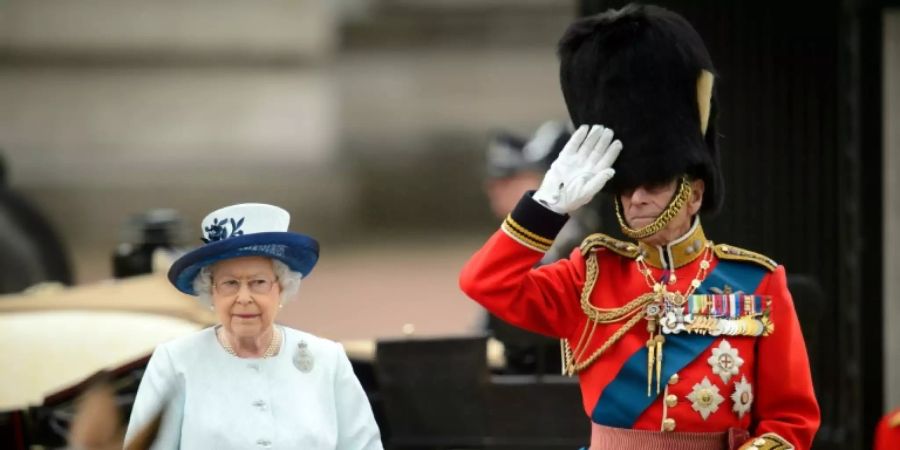 Königin Elizabeth II. und Prinz Philip im Jahr 2014