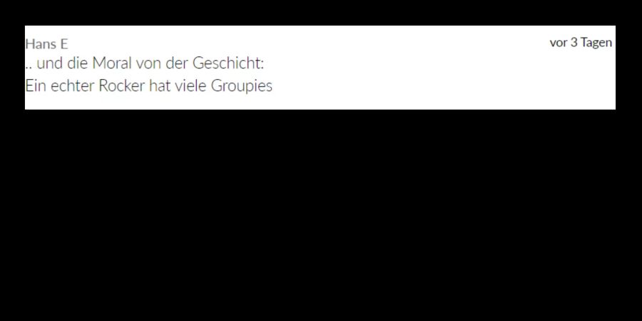 Hans E scheint Gates' Vergangenheit nicht gross zu überraschen.