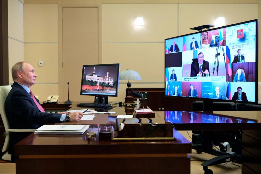 Videokonferenz mit Ukraine-Krieg