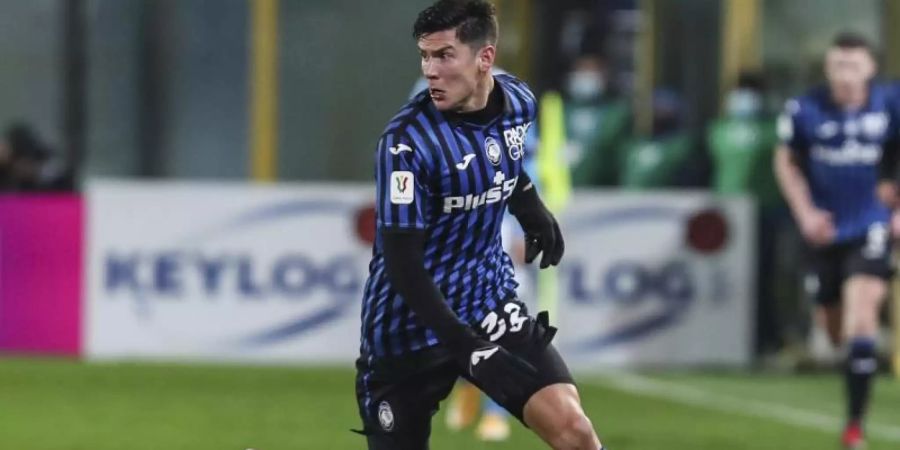 Matteo Pessina in Aktion für Atalanta Bergamo. Foto: Stefano Nicoli/LaPresse/AP/dpa