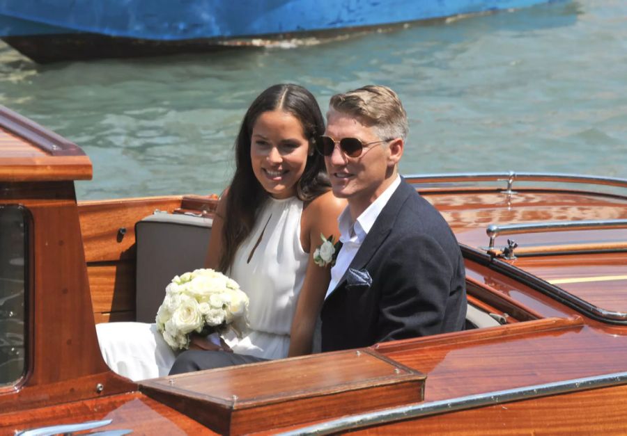 «Schweini» und Ana Ivanovic bei ihrer Hochzeit.