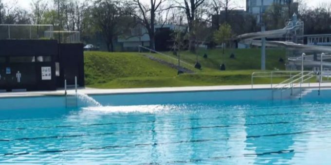Seit letzter Woche wurden die Becken befüllt. Reinach