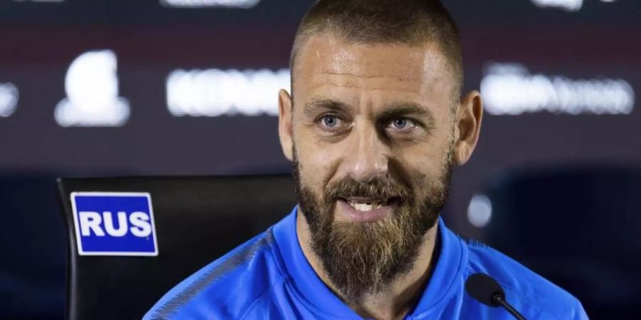 Gehört nun zum Trainerstab von Italiens Fussbal-Nationalmannschaft: Daniele De Rossi. Foto: Tomas F. Cuesta/AP/dpa