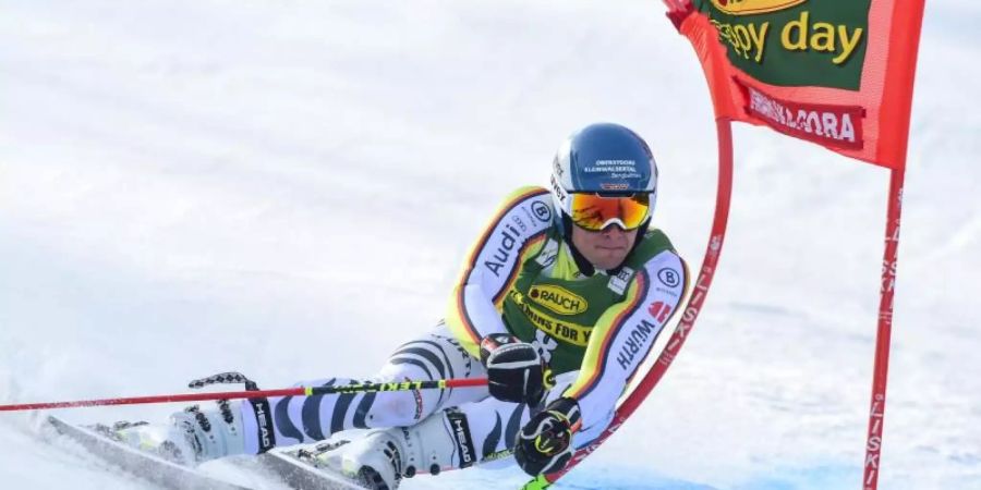 Will im Riesenslalom nochmal angreifen: Alexander Schmid. Foto: Marco Tacca/AP/dpa