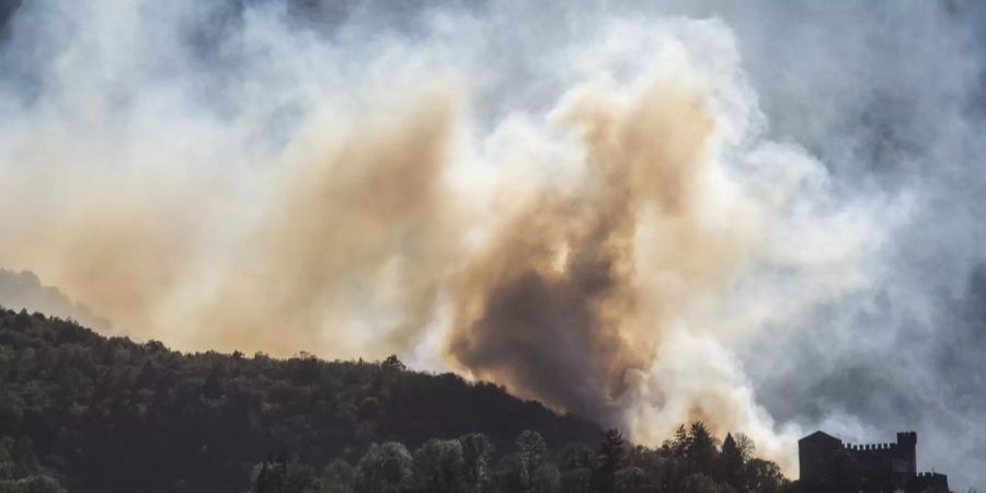 Waldbrand Tessin