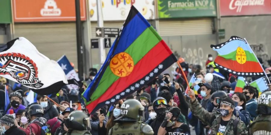 Proteste in Santiago de Chile