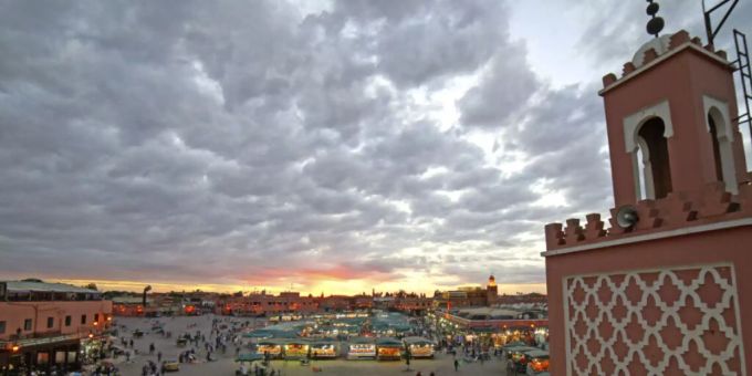 Der zentrale Platz Djemaa el-Fna in Marrakesch. (Archivbild) Marrakesch