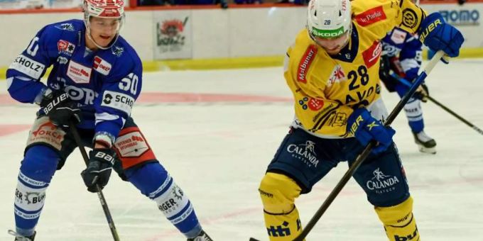 Der HCD und die Schwenninger Wild Wings während ihrem Testspiel am Samstag. schwenninger wild wings