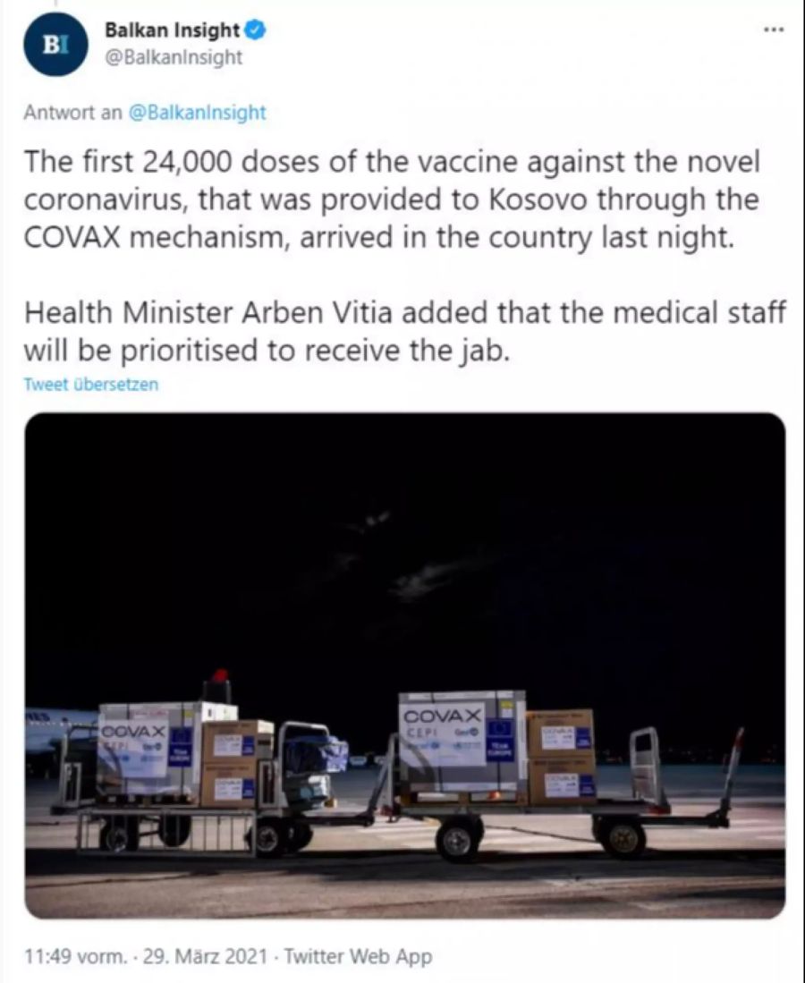 Coronavirus Kosovo