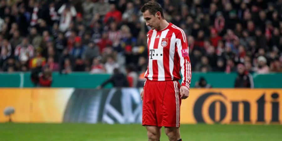 Klose gewann mit Bayern mehrere Titel.