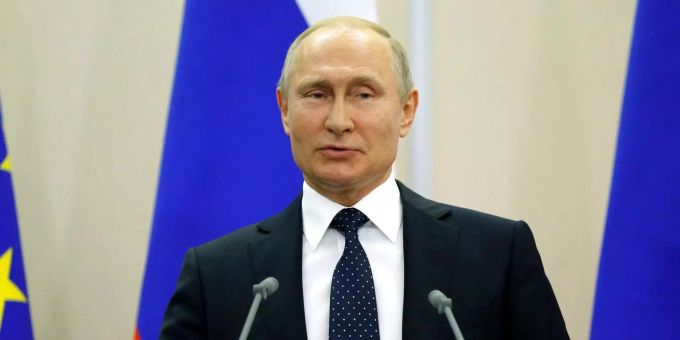 Der russische Präsidenten Wladimir Putin spricht auf einer Pressekonferenz. (Archivbild) Wladimir Putin