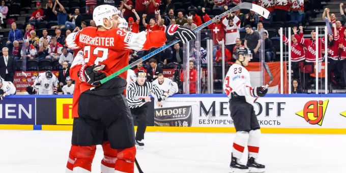 WM-Auftaktsieg gegen Österreich - Eisgenossen zittern sich zum 3:2 n.V.