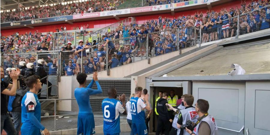 Auf wen Holstein Kiel in der Relegation trifft, ist derzeit noch nicht bekannt.