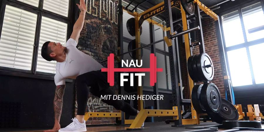 Die neue zehnteilige Video-Serie «Nau Fit mit Dennis Hediger».