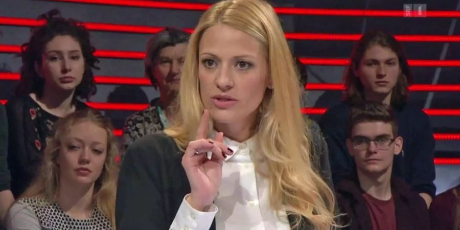 Christa Rigozzi war 2014 die erste Ex-Miss in der SRF-«Arena».