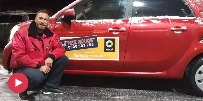 Taxidienst für «Fahruntaugliche» - Mit Marco Fritsche auf Tour für Nez Rouge