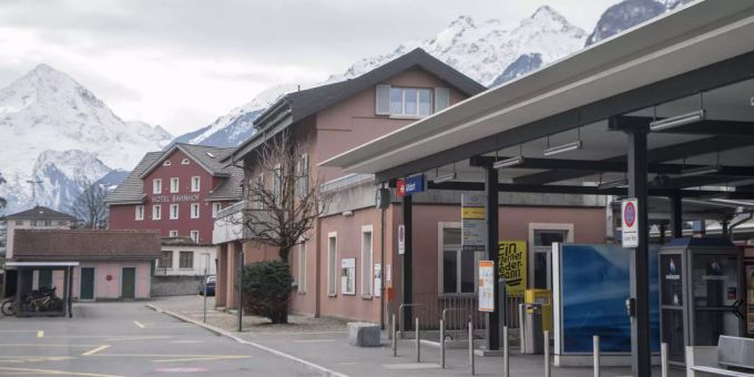 Bahnhof in Altdorf im März 2018 - Keystone Bahnhof in Altdorf im März 2018 - Keystone